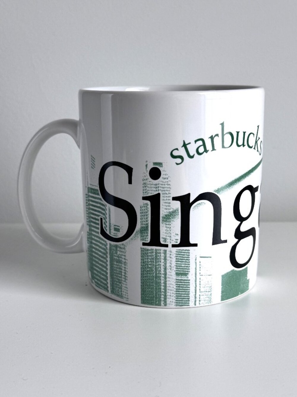 Vintage (c) 2006 Starbucks "Singapore" Mug using 1994 Collector Series Template